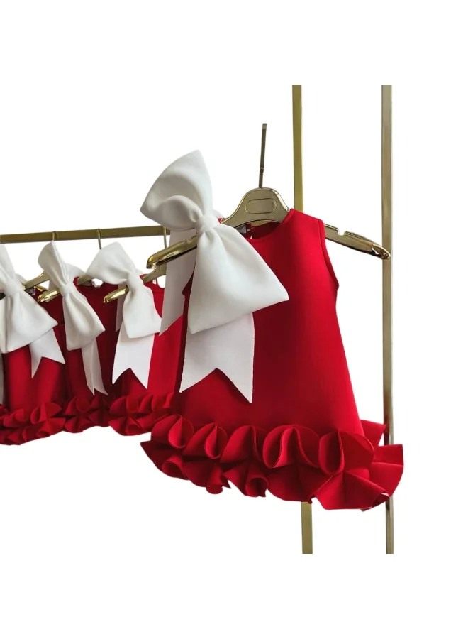 بيداني فستان أحمر ملكي